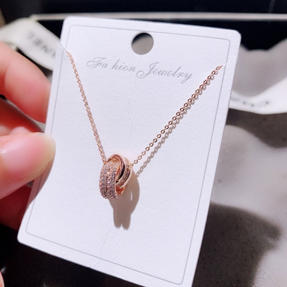 14k gold diamond necklace - Picture 7 of 13